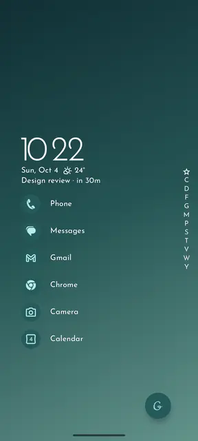 Screenshot 1 of Grace Launcher