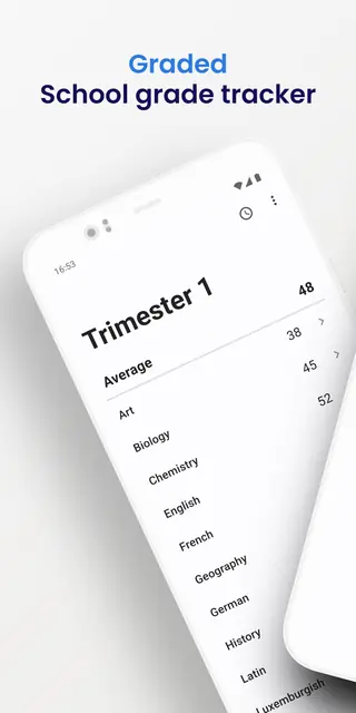 Screenshot 1 von Graded - Grade tracker