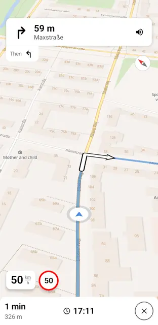 Screenshot 1 of GraphHopper Maps