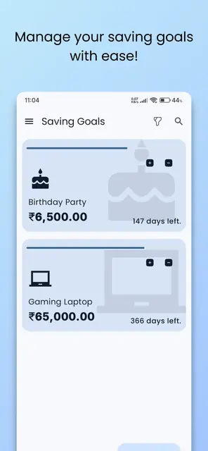 Screenshot 1 of GreenStash: Track Your Savings