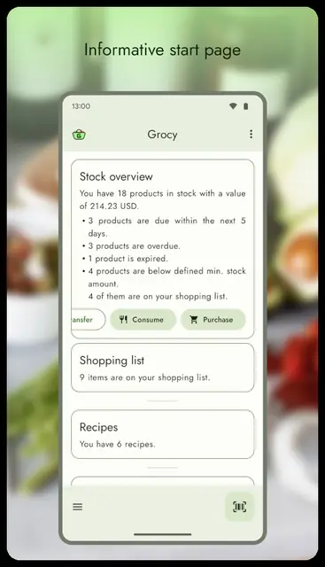 Screenshot 2 von Grocy: Self-hosted Grocery Management