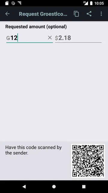 Screenshot 4 of Groestlcoin Wallet