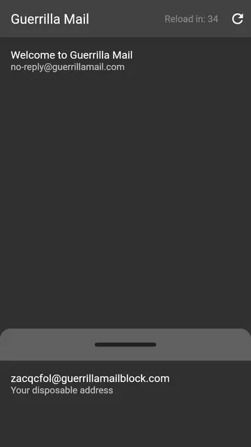 Screenshot 2 von Guerrilla Mail