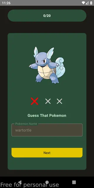 Screenshot 4 of GuessThatPokemon