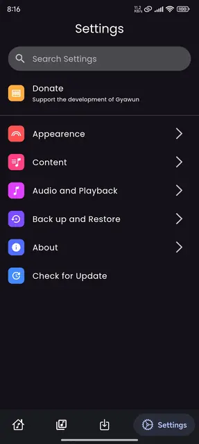 Screenshot 1 of Gyawun Music