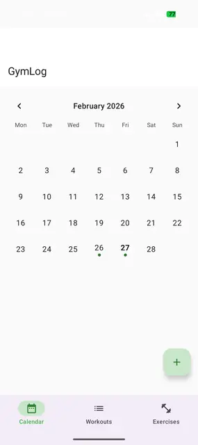 Screenshot 3 of GymLog