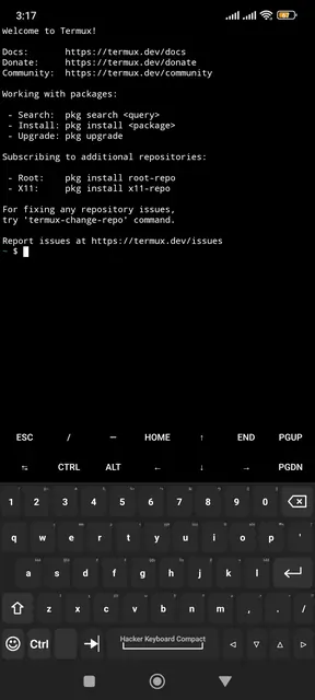 Screenshot 1 von Hacker for AnySoftKeyboard