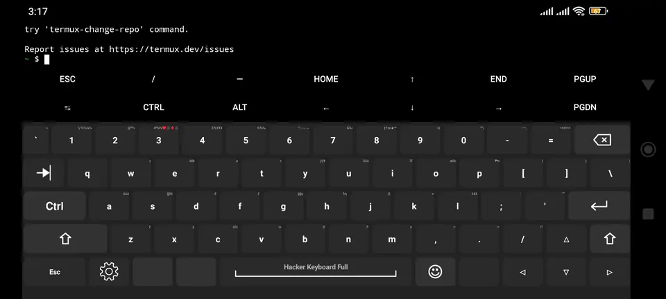 Screenshot 2 von Hacker for AnySoftKeyboard