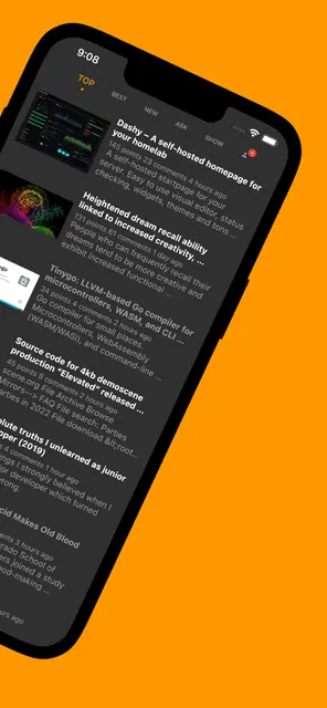 Screenshot 2 von Hacki for Hacker News