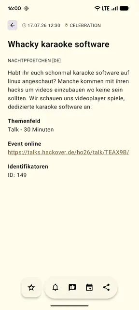 Screenshot 2 of Hackover 2026 Schedule