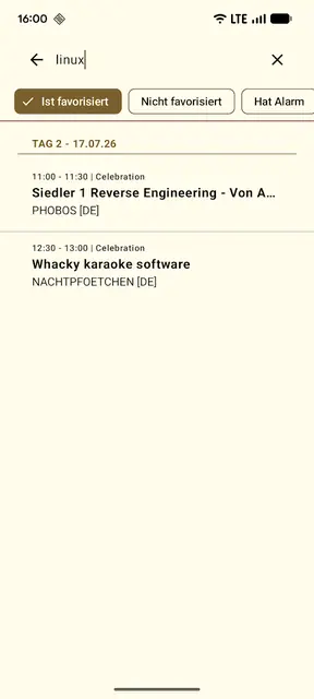 Screenshot 4 of Hackover 2026 Schedule