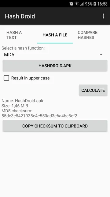 Screenshot 2 of Hash Droid