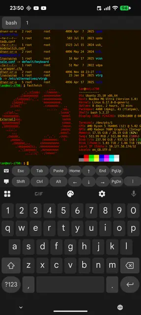 Screenshot 1 of Haven SSH Client