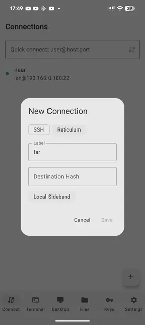 Screenshot 4 of Haven SSH Client