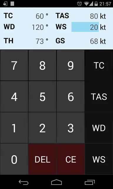 Screenshot 1 von Heading Calculator