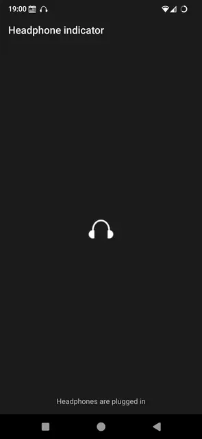 Screenshot 2 of Headphone indicator