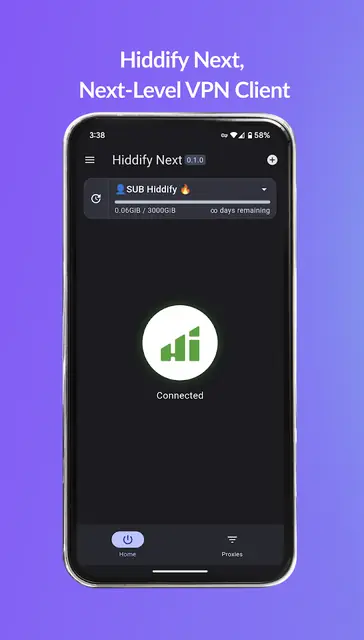Screenshot 1 of Hiddify