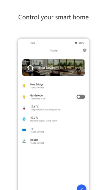 Screenshot 1 of Home App | For Philips Hue, Arduino & more