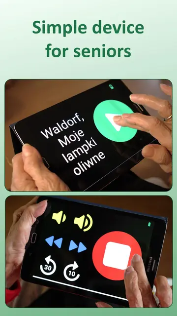 Screenshot 1 of Homer Audio Player for Seniors