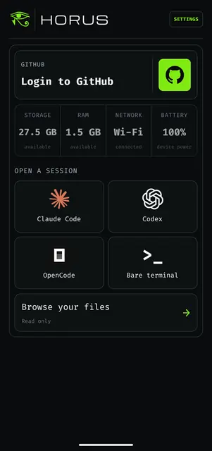 Screenshot 1 von Horus