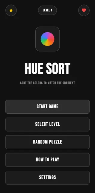 Screenshot 1 of Hue Sort