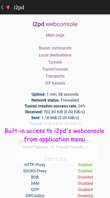 Screenshot 2 von i2pd