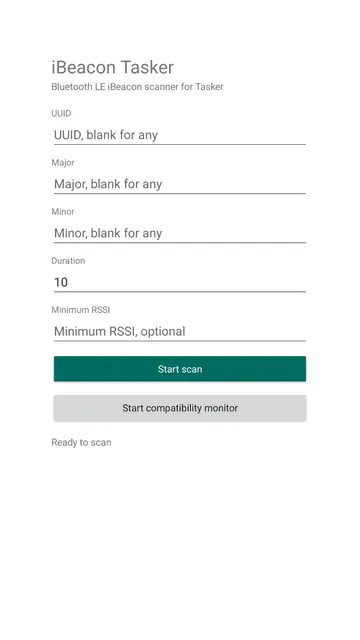 Screenshot 1 von iBeacon Tasker Plugin