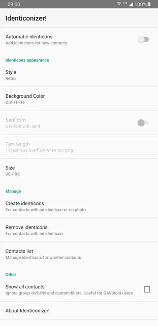 Screenshot 1 of Identiconizer!