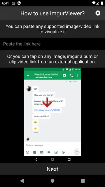 Screenshot 1 von ImgurViewer