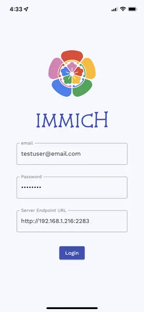 Screenshot 1 of Immich