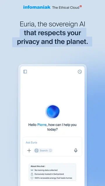 Screenshot 1 of Infomaniak Euria