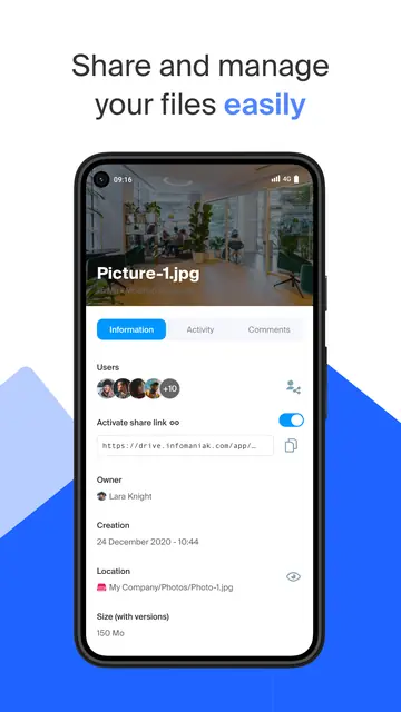 Screenshot 4 of Infomaniak kDrive