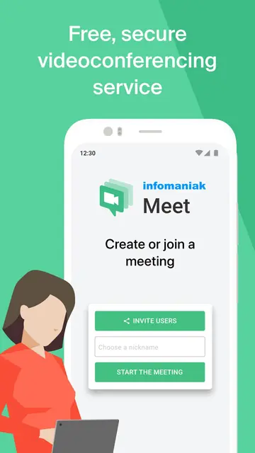 Screenshot 1 of Infomaniak kMeet