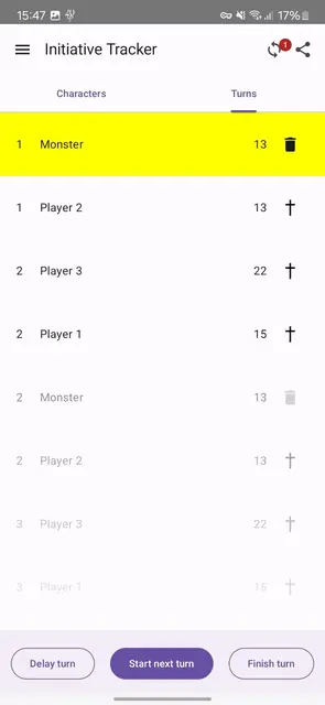 Screenshot 4 von Initiative Tracker