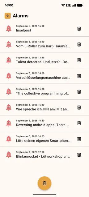 Screenshot 4 of InselChaos Schedule