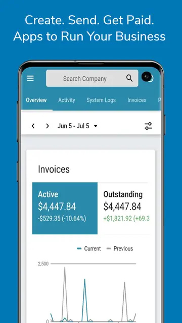 Screenshot 1 von Invoice Ninja