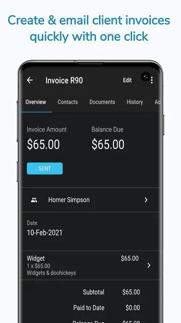 Screenshot 3 von Invoice Ninja