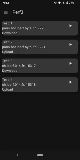 Screenshot 2 of IPerf3Client