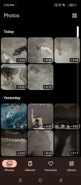 Screenshot 1 von Iris Gallery