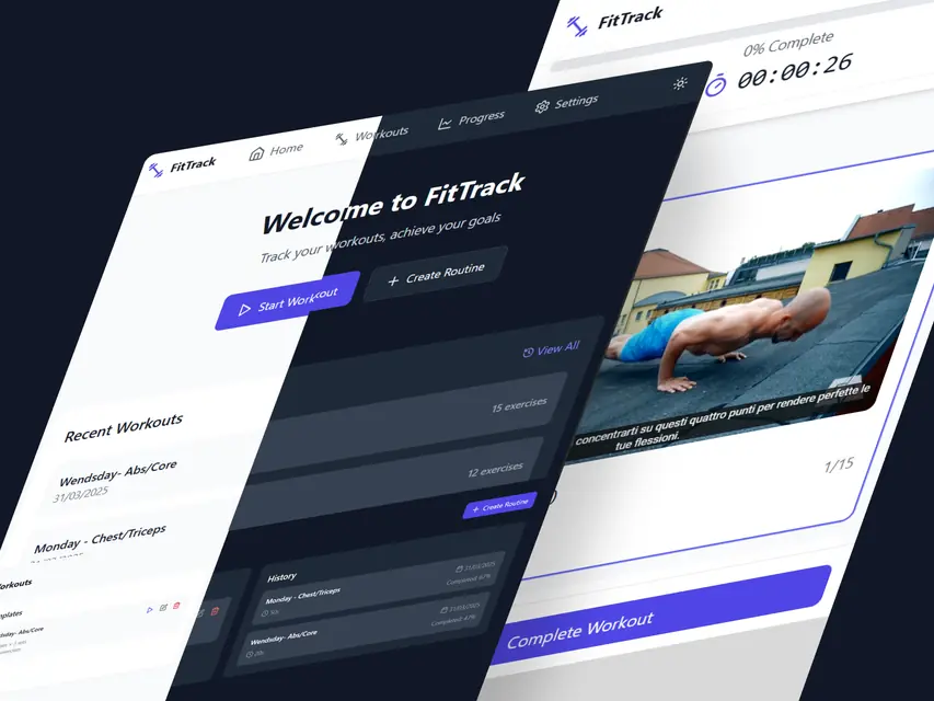 Screenshot 2 of iTrack workout tracker