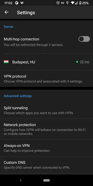 Screenshot 4 of IVPN - Secure VPN for Privacy