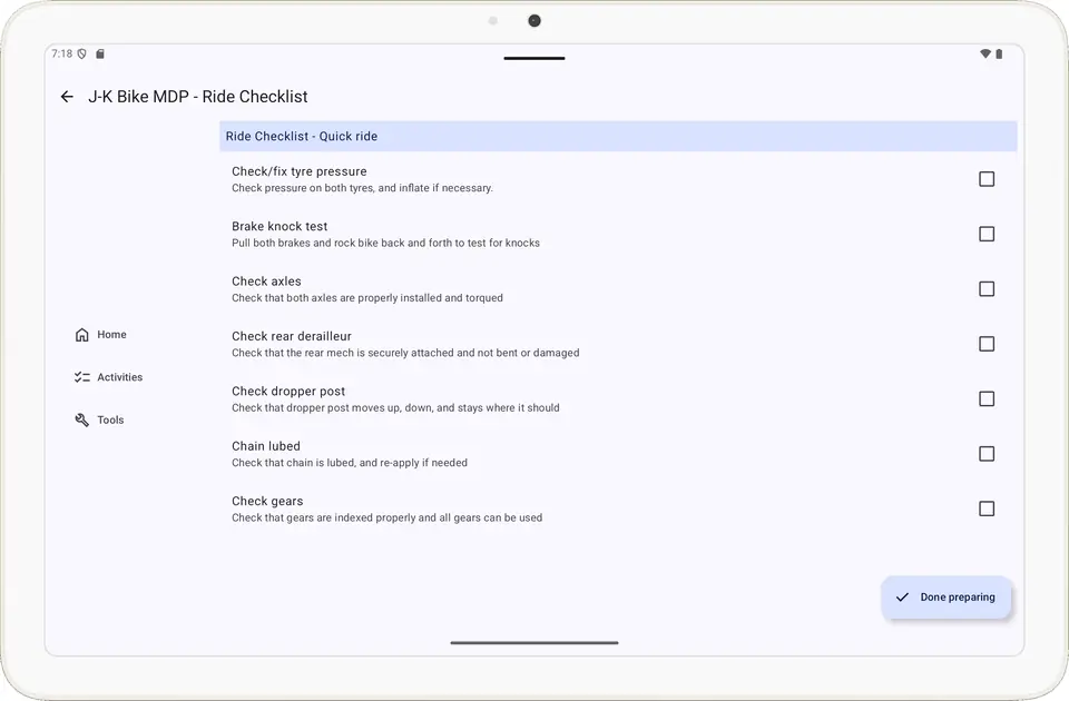 Screenshot 2 of J-K Bike - Mechanical Disaster Prevention