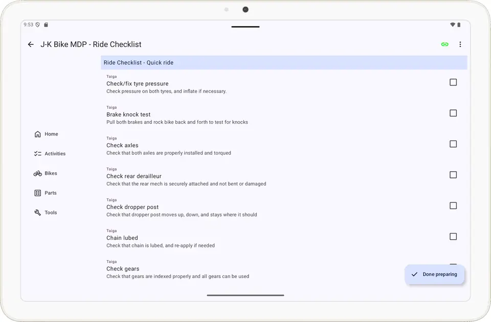 Screenshot 2 von J-K Bike - Mechanical Disaster Prevention Pro