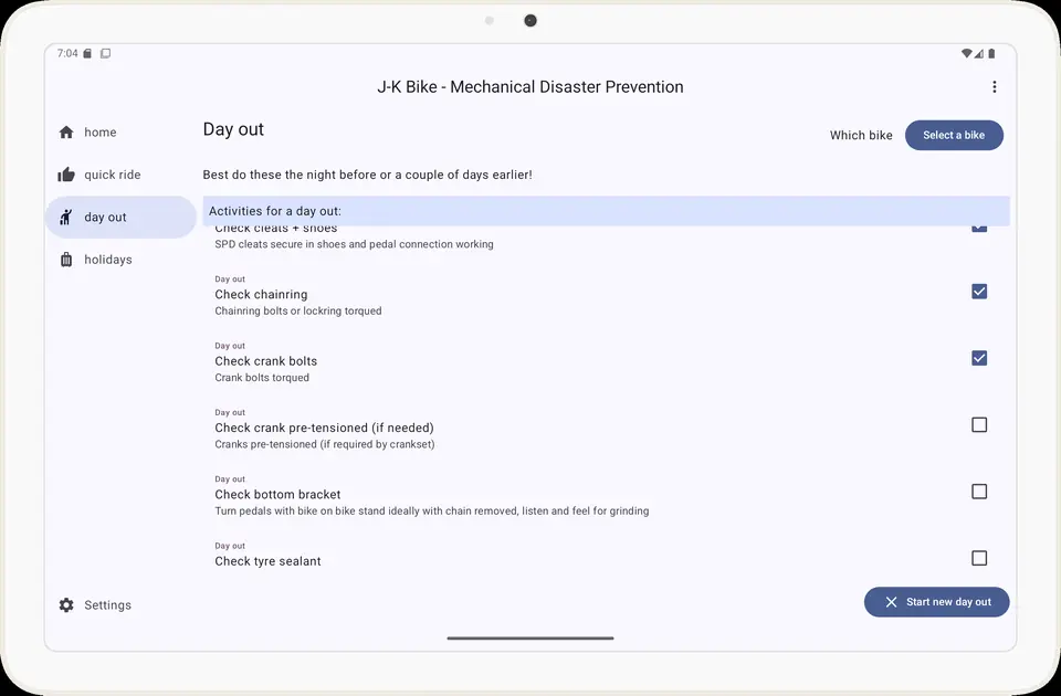 Screenshot 3 von J-K Bike - Mechanical Disaster Prevention Pro