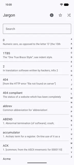 Screenshot 1 von Jargon