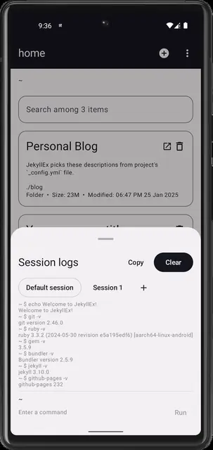 Screenshot 3 of JekyllEx