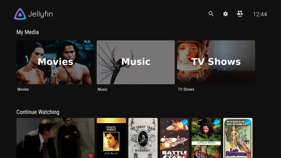 Screenshot 1 of Jellyfin for Android TV