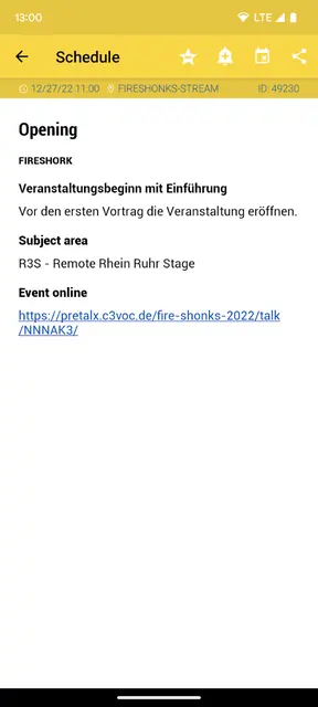 Screenshot 2 of JEV 2022 Schedule