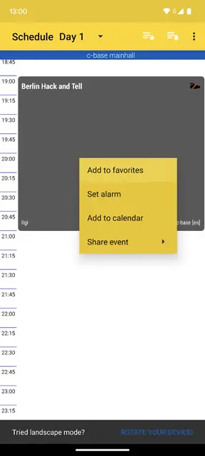 Screenshot 3 of JEV 2022 Schedule