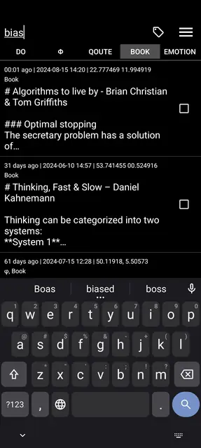 Screenshot 1 of Journalize
